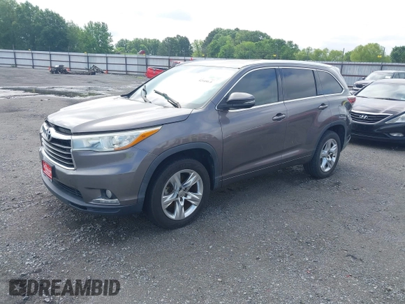 2015 Toyota Highlander Limited z VIN 5TDYKRFH0FS115864, wystawiony jako IAAI lot #42145018 z przebiegiem 149 670 mil mil oraz . Historia ofert i sprzedaży dostępna na DreamBid. Obrazek 2.