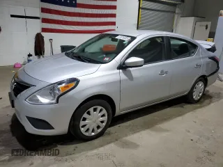 2019 Nissan Versa SV with VIN 3N1CN7AP7KL875992, listed as a Copart auction lot 51019335 with 128,429 mi miles and Salvage title. Bid and sale history available at DreamBid. Image 1.