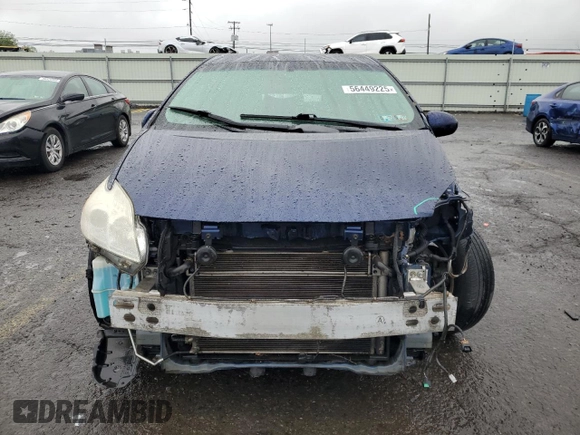 2012 Toyota Prius One with VIN JTDKN3DU1C1592998, listed as a Copart auction lot 56449225 with 230,806 mi miles and Salvage Title. Bid and sale history available at DreamBid. Image 5.