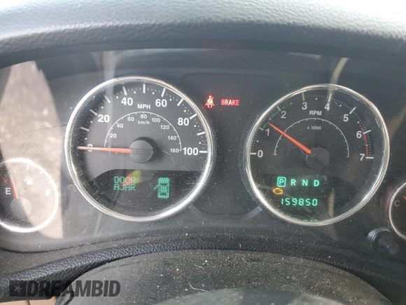 2011 Jeep Wrangler Sahara with VIN 1J4AA5D15BL552185, listed as a Copart auction lot 63065185 with 159,850 mi miles and Salvage title. Bid and sale history available at DreamBid. Image 9.