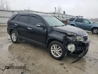2014 Kia Sorento LX with VIN 5XYKT4A70EG490296, listed as a Copart auction lot 43178465 with 182,638 mi miles and Salvage Title. Bid and sale history available at carsss.com. Image 4.