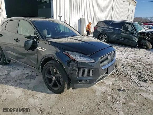 2019 Jaguar E-PACE S with VIN SADFJ2FX5K1Z40870, listed as a Copart auction lot 46054445 with 48,890 mi miles and Salvage Title. Bid and sale history available at carsss.com. Image 14.