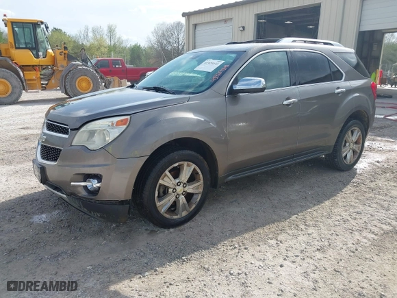 2010 Chevrolet Equinox LTZ with VIN 2CNFLFEY0A6320989, listed as a IAAI auction lot 41929141 with 267,191 mi miles. Bid and sale history available at carsss.com. Image 2.