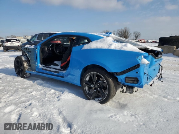 2022 Chevrolet Camaro LT1 with VIN 1G1FF1R77N0133174, listed as a Copart auction lot 88632935 with 0 mi miles and Salvage Title. Bid and sale history available at carsss.com. Image 2.