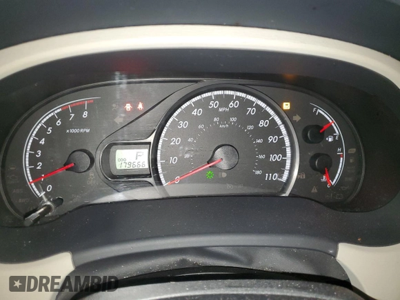 2012 Toyota Sienna with VIN 5TDZK3DC8CS269050, listed as a Copart auction lot 45496015 with 179,666 mi miles and Salvage Title. Bid and sale history available at carsss.com. Image 9.