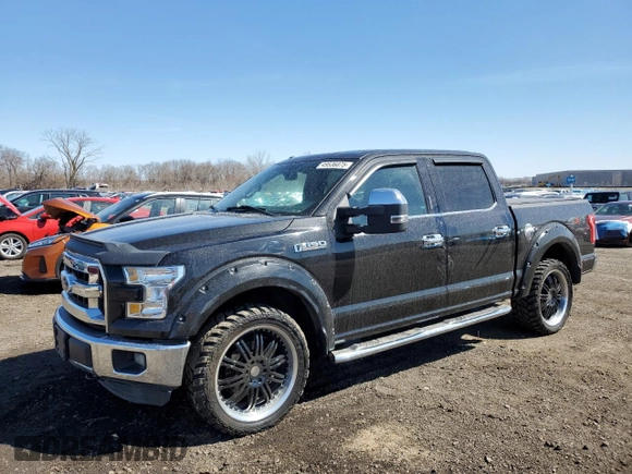 2015 Ford F-150 XLT with VIN 1FTEW1EF4FKD57184, listed as a Copart auction lot 49536075 with 75,767 mi miles and Salvage Title. Bid and sale history available at DreamBid. Image 1.