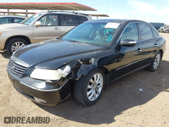 2008 Hyundai Azera Limited with VIN KMHFC46FX8A318696, listed as a IAAI auction lot 41911144 with 229,327 mi miles and . Bid and sale history available at DreamBid. Image 2.