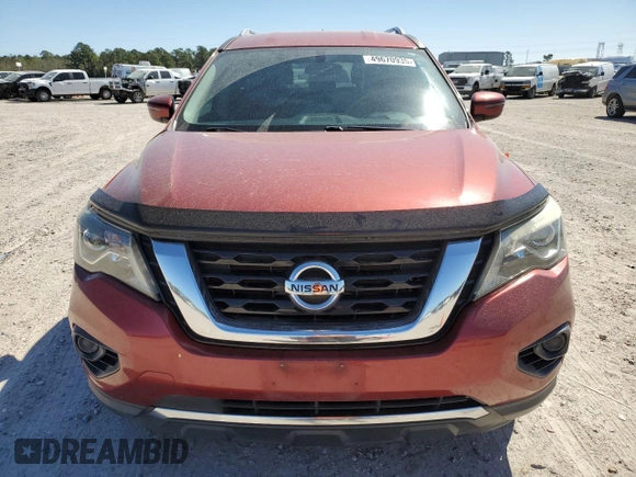 2017 Nissan Pathfinder S with VIN 5N1DR2MN6HC615277, listed as a Copart auction lot 49670935 with 168,932 mi miles and Salvage Title. Bid and sale history available at DreamBid. Image 5.