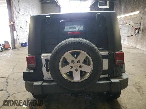 2008 Jeep Wrangler X with VIN 1J4FA241X8L568377, listed as a Copart auction lot 46849625 with Not Provided miles and Non Repairable. Bid and sale history available at DreamBid. Image 6.