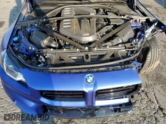 2025 BMW M2 with VIN 3MF23DM03S8E95026, listed as a Copart auction lot 42879435 with 6,399 mi miles and Salvage Title. Bid and sale history available at carsss.com. Image 12.