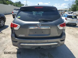 2016 Nissan Pathfinder S with VIN 5N1AR2MN4GC615599, listed as a Copart auction lot 52040665 with 140,013 mi miles and Salvage Title. Bid and sale history available at carsss.com. Image 6.