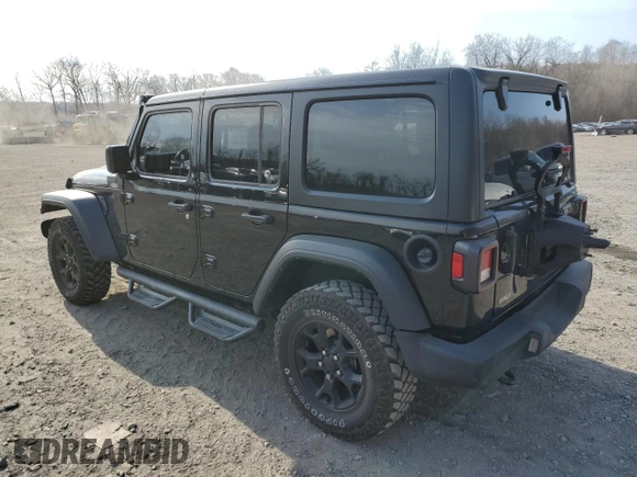 2022 Jeep Wrangler Unlimited Sport S with VIN 1C4HJXDG8NW200371, listed as a Copart auction lot 52548715 with 15,902 mi miles and Salvage Title. Bid and sale history available at DreamBid. Image 2.