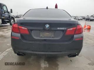 2012 BMW 5 Series 550i with VIN WBAFR9C58CDX78939, listed as a Copart auction lot 44318425 with 136,769 mi miles and Clean Title. Bid and sale history available at carsss.com. Image 6.