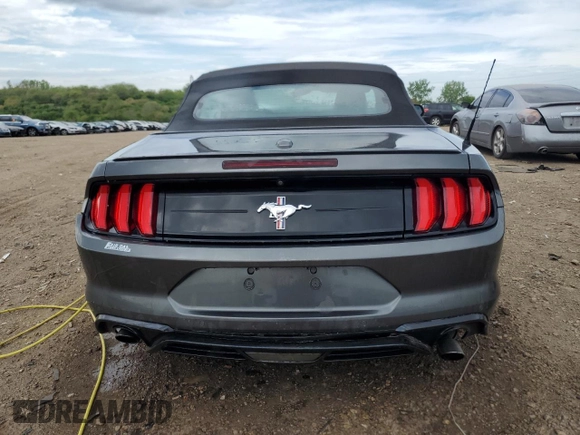 2019 Ford Mustang EcoBoost with VIN 1FATP8UH7K5176885, listed as a Copart auction lot 56626555 with 68,243 mi miles and Salvage title. Bid and sale history available at DreamBid. Image 6.
