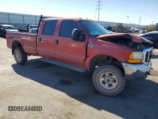 2000 Ford F-350 XL with VIN 1FTSW31FXYEB58081, listed as a Copart auction lot 72017584 with 220,066 mi miles and Salvage Title. Bid and sale history available at DreamBid. Image 4.