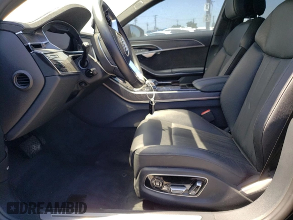 2020 Audi A8 L with VIN WAU8EAF84LN003351, listed as a Copart auction lot 62743283 with 17,117 mi miles. Bid and sale history available at carsss.com. Image 7.