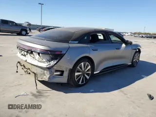 2022 Lucid Air Grand Touring with VIN 50EA1GBA9NA004285, listed as a Copart auction lot 82369014 with 27,451 mi miles and Salvage Title. Bid and sale history available at carsss.com. Image 3.