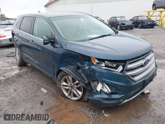 2016 Ford Edge SEL z VIN 2FMPK4J8XGBC48801, wystawiony jako IAAI lot #42274392 z przebiegiem 76 131 mil mil oraz . Historia ofert i sprzedaży dostępna na DreamBid. Obrazek 1.