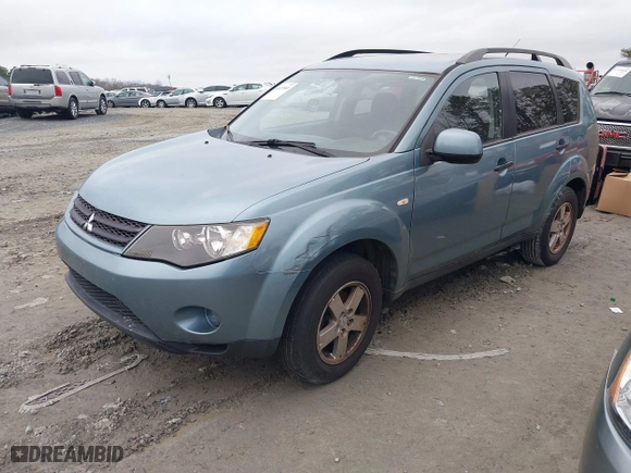 2007 Mitsubishi Outlander ES with VIN JA4MS31X37U015596, listed as a IAAI auction lot 41439500 with 288,701 mi miles. Bid and sale history available at carsss.com. Image 2.