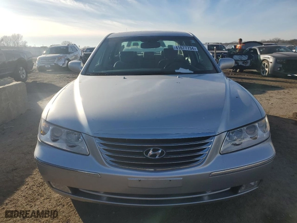2009 Hyundai Azera GLS with VIN KMHFC46D99A358459, listed as a Copart auction lot 73316404 with 212,320 mi miles and Salvage Title. Bid and sale history available at carsss.com. Image 5.