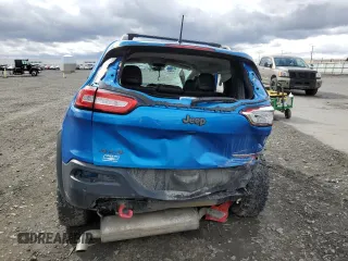 2018 Jeep Cherokee Trailhawk with VIN 1C4PJMBXXJD509312, listed as a Copart auction lot 50838495 with 115,060 mi miles and Salvage Title. Bid and sale history available at carsss.com. Image 6.