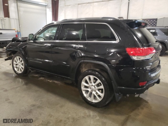2017 Jeep Grand Cherokee Limited with VIN 1C4RJFBT9HC781741, listed as a Copart auction lot 41492185 with 87,713 mi miles and Salvage Title. Bid and sale history available at carsss.com. Image 2.
