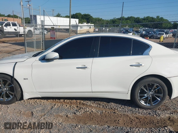 2017 Infiniti Q50 Premium with VIN JN1EV7AR5HM839081, listed as a IAAI auction lot 42663515 with 73,870 mi miles and . Bid and sale history available at DreamBid. Image 14.