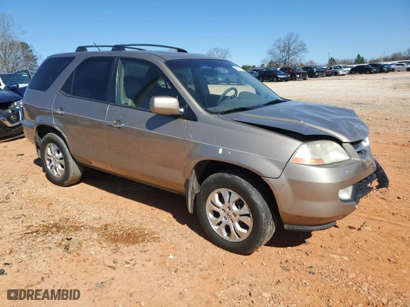 2003 Acura MDX Touring Pkg with VIN 2HNYD18623H518966, listed as a Copart auction lot 48801275 with 240,989 mi miles and Salvage Title. Bid and sale history available at carsss.com. Image 4.