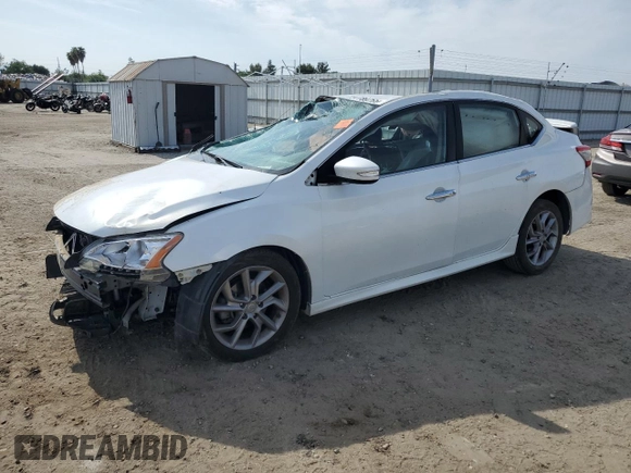 2015 Nissan Sentra SV with VIN 3N1AB7AP9FY301998, listed as a Copart auction lot 54789765 with 95,095 mi miles and Salvage Title. Bid and sale history available at DreamBid. Image 1.