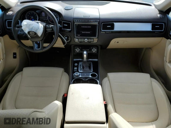 2017 Volkswagen Touareg Sport with VIN WVGEF7BP0HD006792, listed as a Copart auction lot 47895813 with 52,432 mi miles and . Bid and sale history available at DreamBid. Image 8.