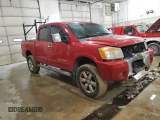 2012 Nissan Titan SV with VIN 1N6BA0EC6CN321585, listed as a Copart auction lot 80860004 with 141,092 mi miles and Salvage Title. Bid and sale history available at carsss.com. Image 4.