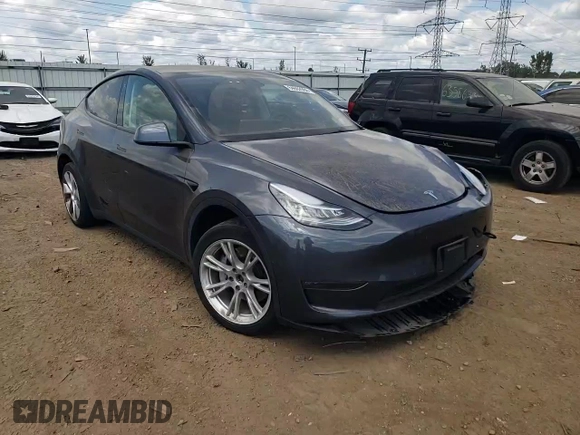 2022 Tesla Model Y Long Range with VIN 7SAYGDEE3NA007737, listed as a Copart auction lot 64602984 with 42,597 mi miles and Salvage Title. Bid and sale history available at carsss.com. Image 11.