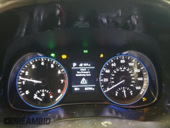2018 Hyundai Kona SE with VIN KM8K1CAA6JU130465, listed as a Copart auction lot 79667824 with 80,784 mi miles and Salvage Title. Bid and sale history available at carsss.com. Image 9.