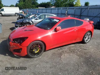 2013 Hyundai Genesis Coupe R-Spec with VIN KMHHU6KJ7DU111641, listed as a Copart auction lot 61725105 with 92,595 mi miles and Salvage title. Bid and sale history available at DreamBid. Image 1.