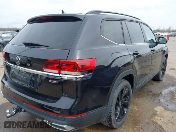 2022 Volkswagen Atlas 3.6L V6 SE w/Technology with VIN 1V2HR2CA9NC548835, listed as a IAAI auction lot 41532251 with 22,354 mi miles. Bid and sale history available at carsss.com. Image 4.