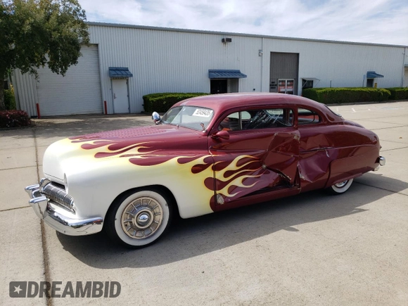 1950 Mercury Monterey z VIN 507L2772LM, wystawiony jako Copart lot #52459435 z przebiegiem 8648 mil mil oraz Tytuł czysty. Historia ofert i sprzedaży dostępna na DreamBid. Obrazek 1.