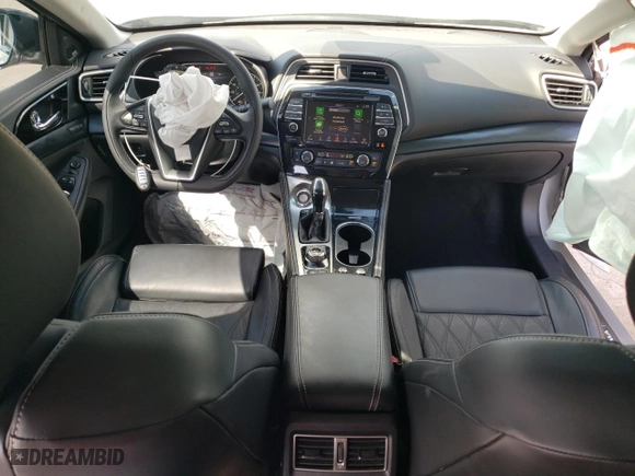 2023 Nissan Maxima Platinum with VIN 1N4AA6FV5PC507465, listed as a Copart auction lot 68455404 with 21,395 mi miles and Salvage Title. Bid and sale history available at carsss.com. Image 8.