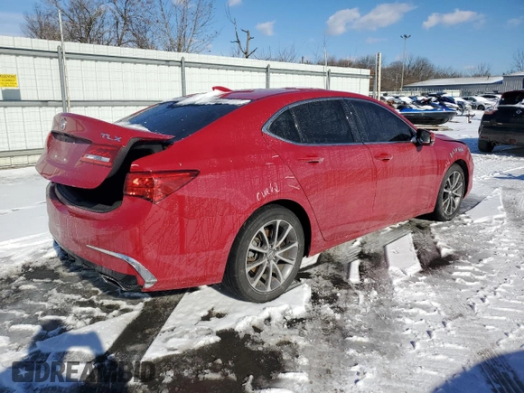 2018 Acura TLX with VIN 19UUB2F33JA012598, listed as a Copart auction lot 88656825 with 116,120 mi miles and Salvage Title. Bid and sale history available at carsss.com. Image 3.