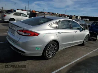 2018 Ford Fusion Titanium with VIN 3FA6P0SU1JR110309, listed as a Copart auction lot 41817295 with 90,525 mi miles and Salvage Title. Bid and sale history available at carsss.com. Image 3.