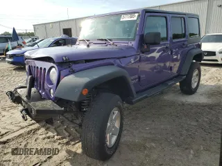 2017 Jeep Wrangler Unlimited Sport with VIN 1C4BJWDG6HL703497, listed as a Copart auction lot 57717805 with Not provided miles and Non repairable. Bid and sale history available at DreamBid. Image 1.