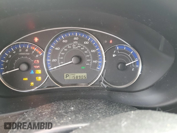 2012 Subaru Forester X Premium with VIN JF2SHADC7CH440168, listed as a Copart auction lot 61045295 with 158,905 mi miles and Clean title. Bid and sale history available at DreamBid. Image 9.