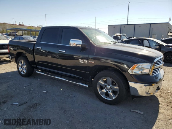 2014 Ram 1500 Big Horn with VIN 1C6RR7LT3ES470084, listed as a Copart auction lot 57483765 with 145,000 mi miles and Salvage title. Bid and sale history available at DreamBid. Image 4.