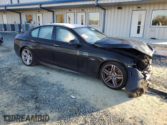 2012 BMW 5 Series 550i with VIN WBAFR9C53CDV58785, listed as a Copart auction lot 84342614 with 112,226 mi miles and Salvage Title. Bid and sale history available at carsss.com. Image 4.
