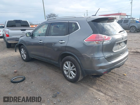 2016 Nissan Rogue S with VIN KNMAT2MT2GP688080, listed as a IAAI auction lot 41850598 with 202,507 mi miles and . Bid and sale history available at DreamBid. Image 3.