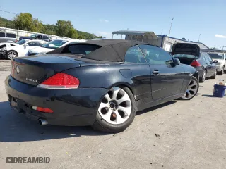 2005 BMW 6 Series 645Ci with VIN WBAEK734X5B325612, listed as a Copart auction lot 68394674 with 0 mi miles and Clean Title. Bid and sale history available at carsss.com. Image 3.
