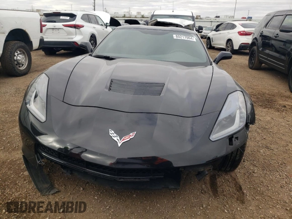 2016 Chevrolet Corvette 1LT with VIN 1G1YB2D76G5107768, listed as a Copart auction lot 80217064 with 36,688 mi miles and Salvage Title. Bid and sale history available at carsss.com. Image 5.