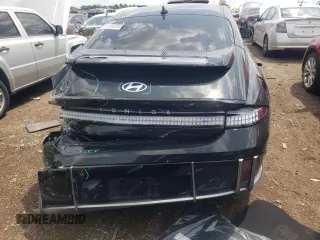 2023 Hyundai IONIQ 6 Limited with VIN KMHM54AC4PA050578, listed as a Copart auction lot 55155374 with 0 mi miles and Salvage Title. Bid and sale history available at carsss.com. Image 6.