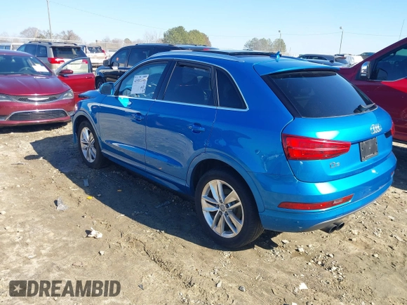 2016 Audi Q3 Premium Plus with VIN WA1BFCFS9GR013895, listed as a IAAI auction lot 41501516 with 79,866 mi miles and . Bid and sale history available at DreamBid. Image 3.