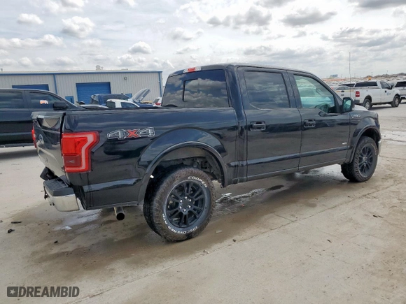 2016 Ford F-150 XLT with VIN 1FTEW1EP1GKD81128, listed as a Copart auction lot 50796855 with 161,544 mi miles and Salvage Title. Bid and sale history available at carsss.com. Image 3.