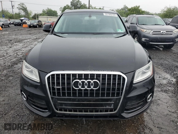 2015 Audi Q5 Premium with VIN WA1CFAFP7FA022726, listed as a Copart auction lot 59786235 with Not provided miles and Clean title. Bid and sale history available at DreamBid. Image 5.